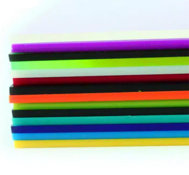 Color Acrylic Sheet Panel Plastic Plate 8x8cm 10x20cm 15x15cm 20x20cm