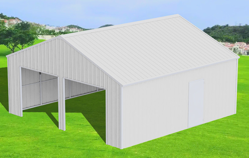 33′ x 25’x 14′ Metal Car Garage/Outdoor Storage Shed/Heavy Duty Galvanized Steel