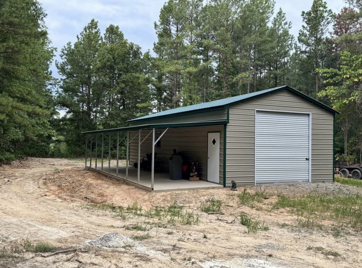 20×40 Metal Building w/ 10×40 Lean To | Steel Garage Shop | Installed | Rent2Own