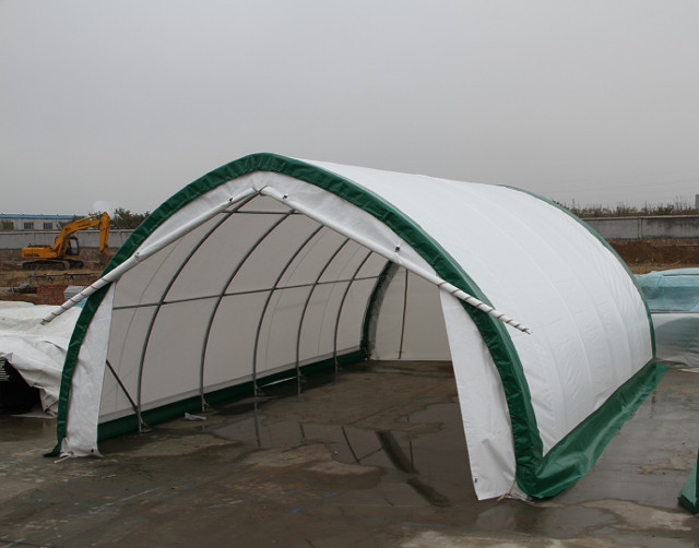 20x30x12 Canvas Fabric Building Shelter w/ Metal Frame, Camper, Boat Storage NEW