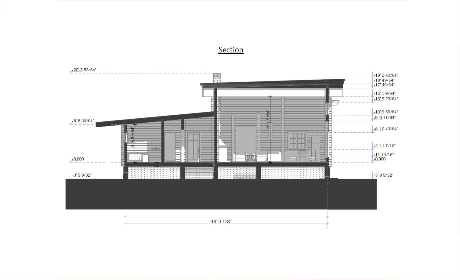 MODERN LOG HOUSE KIT #LH-314-1 ECO FRIENDLY WOOD PREFAB DIY BUILDING CABIN HOME