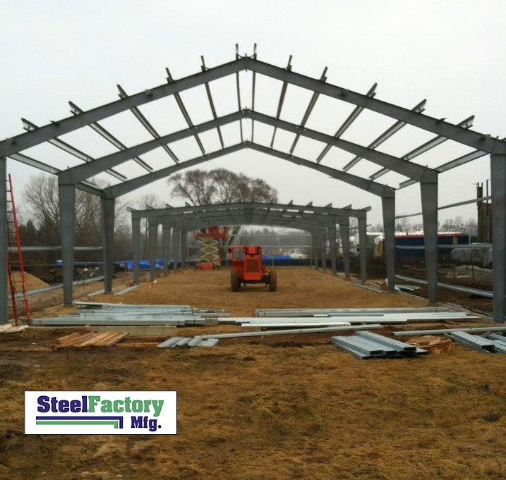 Steel Factory Prefab Metal Commercial Building 50x150x16 US Made Lowest Prices