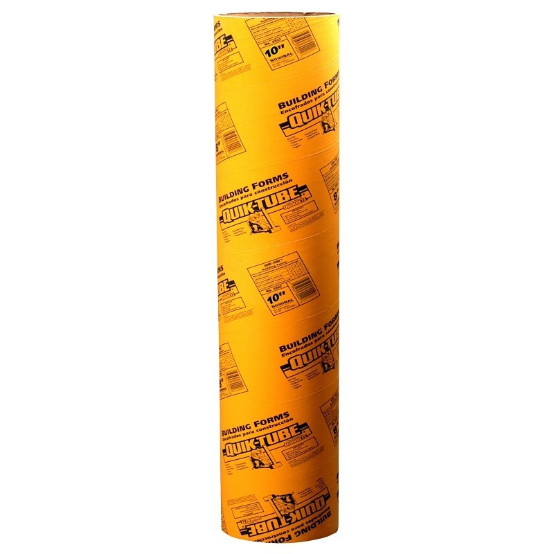 Quikrete 6922-02 Building Form, 10 in Dia, 4 ft L, Concrete