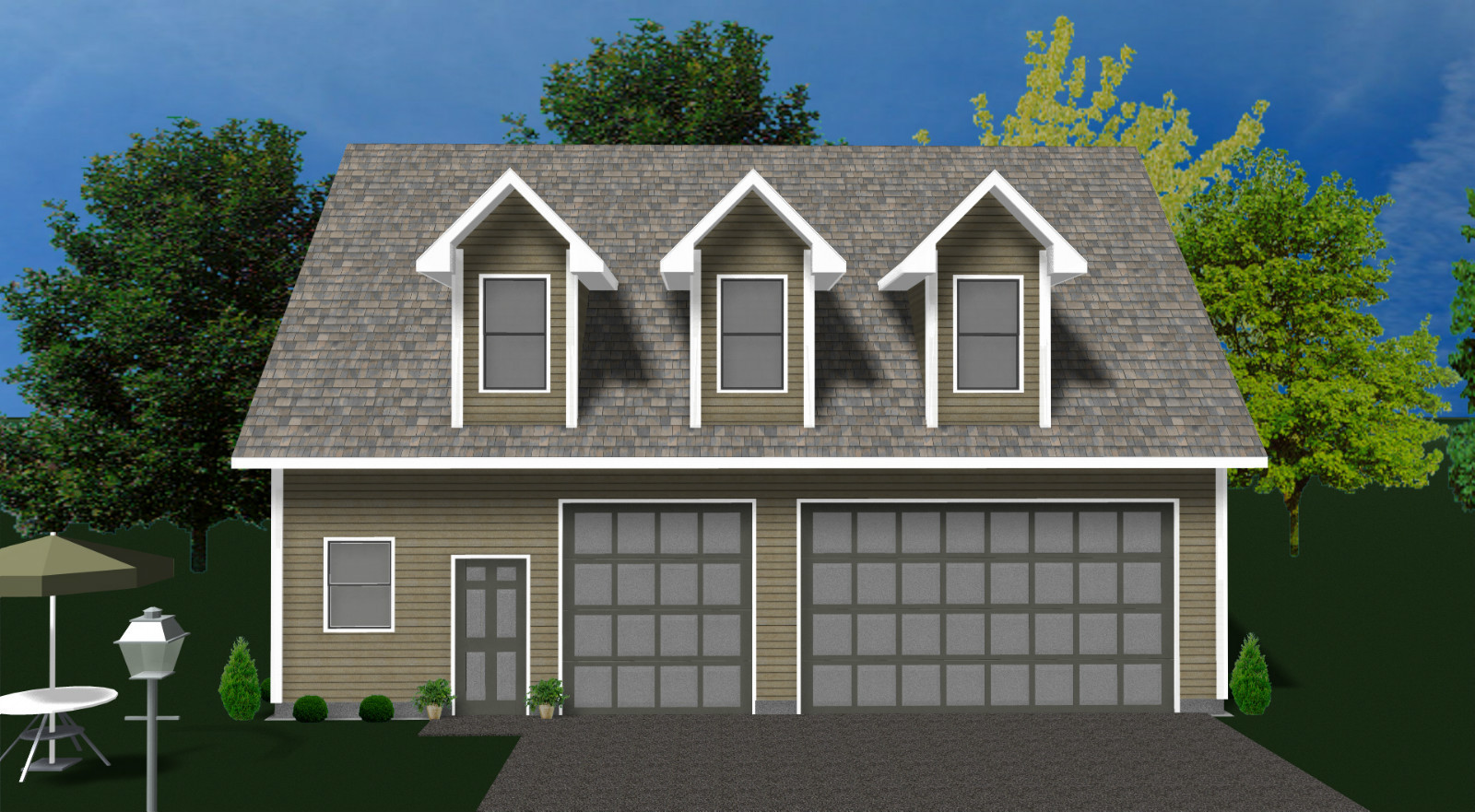 Garage Kit Shell Prefab Garage Kit with Living Quarters Garage Home kit