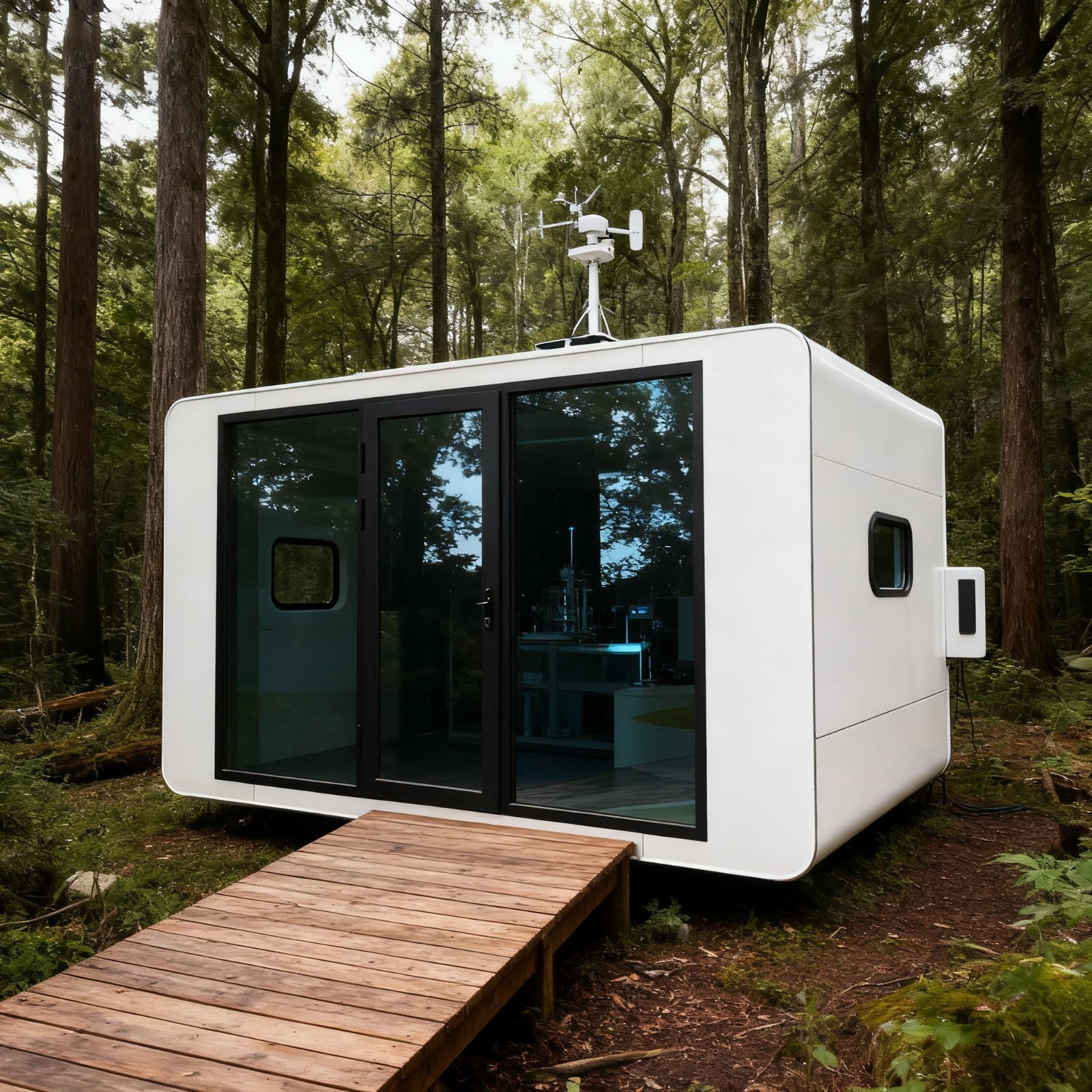 13x7x8FT Prefab Tiny House Cabin Pod Glass Bath Bedroom Modern Outdoor PRESALE