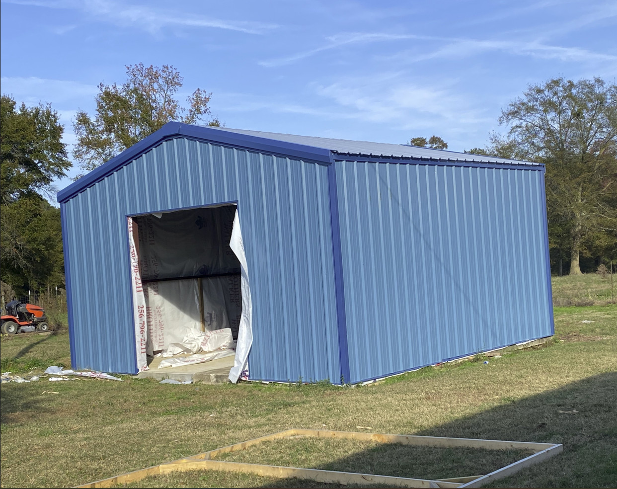 24x24x10 Steel Building SIMPSON ALL GALVALUME Metal Garage Storage Building Kit