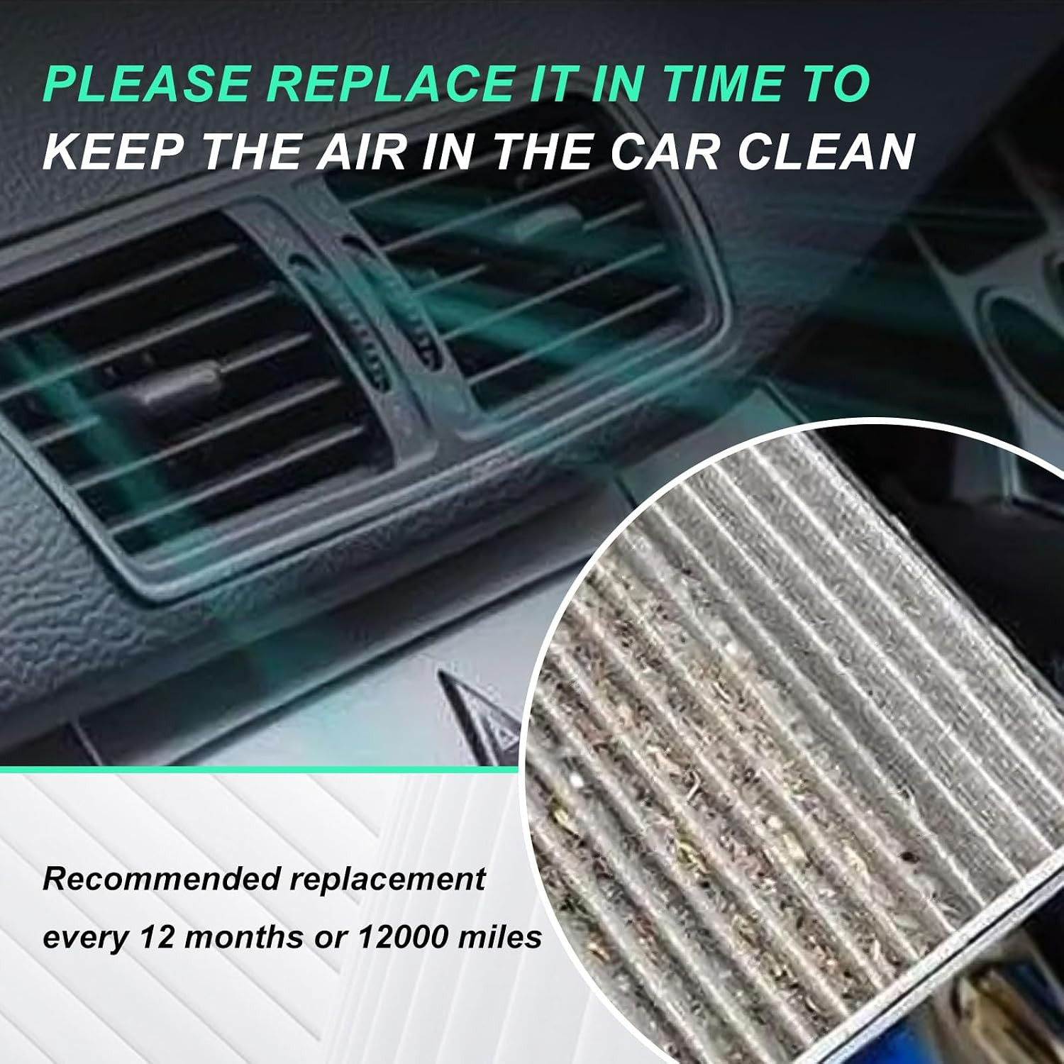 Cabin & Engine Air Filter for CADILLAC CT4 2.0L/2.7L(2024-2020), CT5 2.0L(2024-2