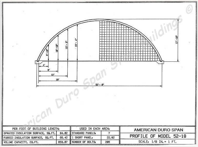 52x40x18 DuroSPAN Steel Building Off Grid Home Shelter Open Ends Factory DiRECT