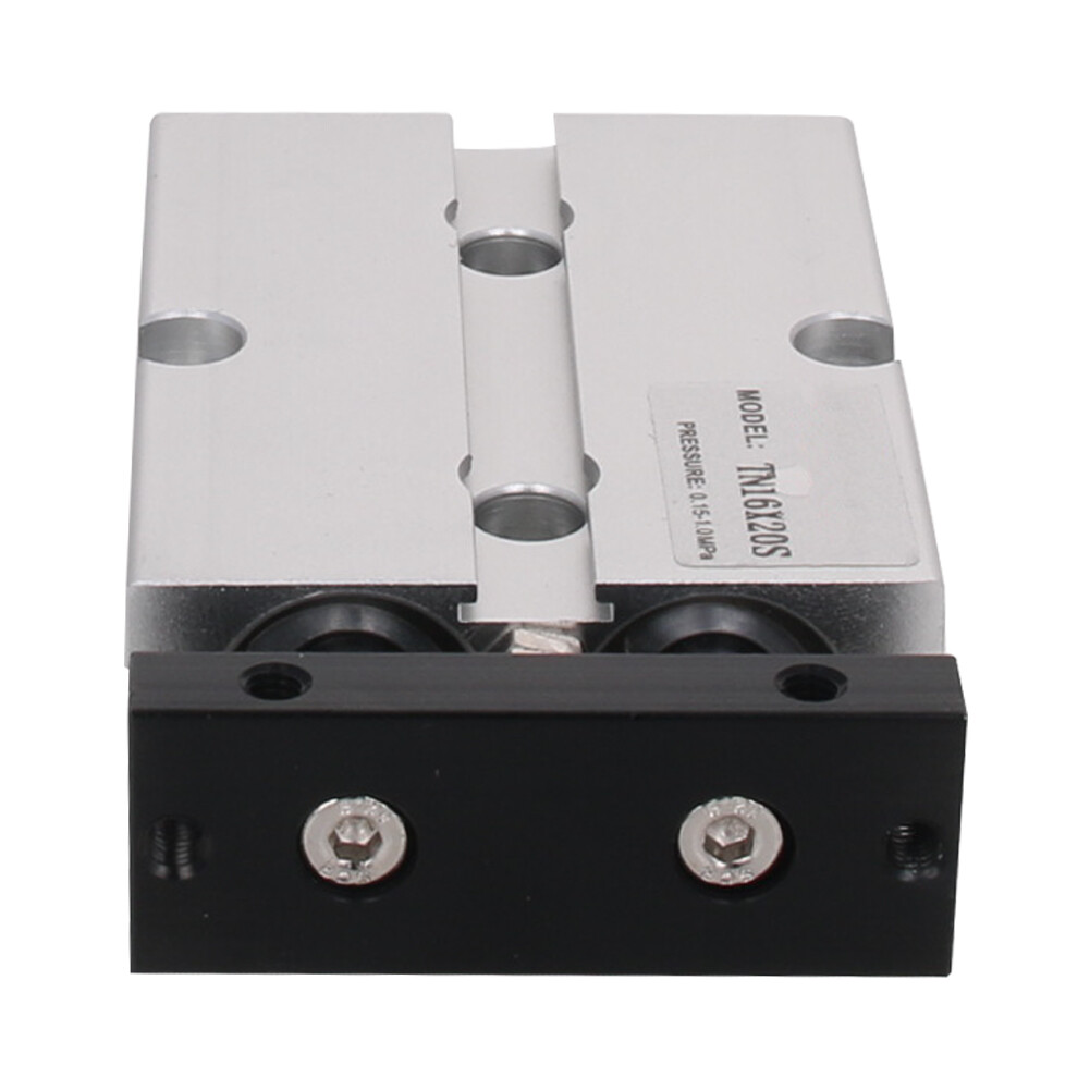 TN16mm Bore 10~150mm Stroke Dual Acting Pneumatic Air Cylinder Double Rod Alloy