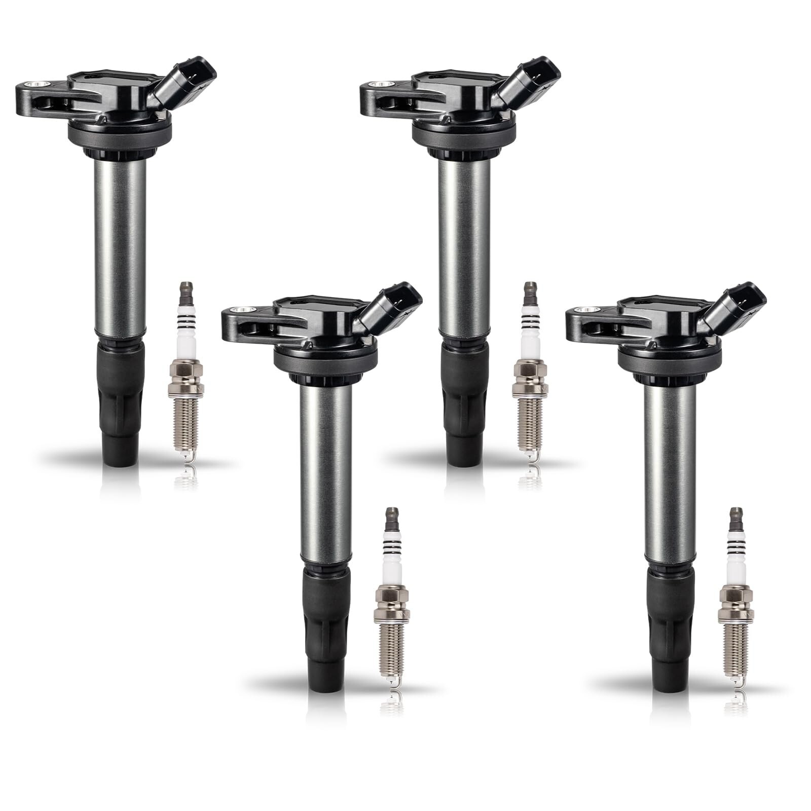 ENA Set of 4 Ignition Coil UF596 Iridium Spark Plug Compatible with 2009 2010…