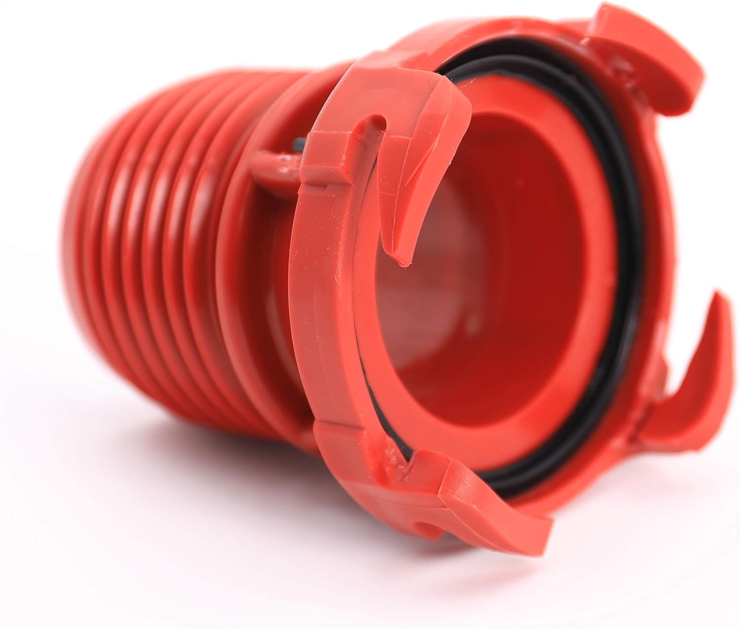 Valterra F02-3101 RV Drain Hose Connection EZ Coupler Valve Adapter , Red