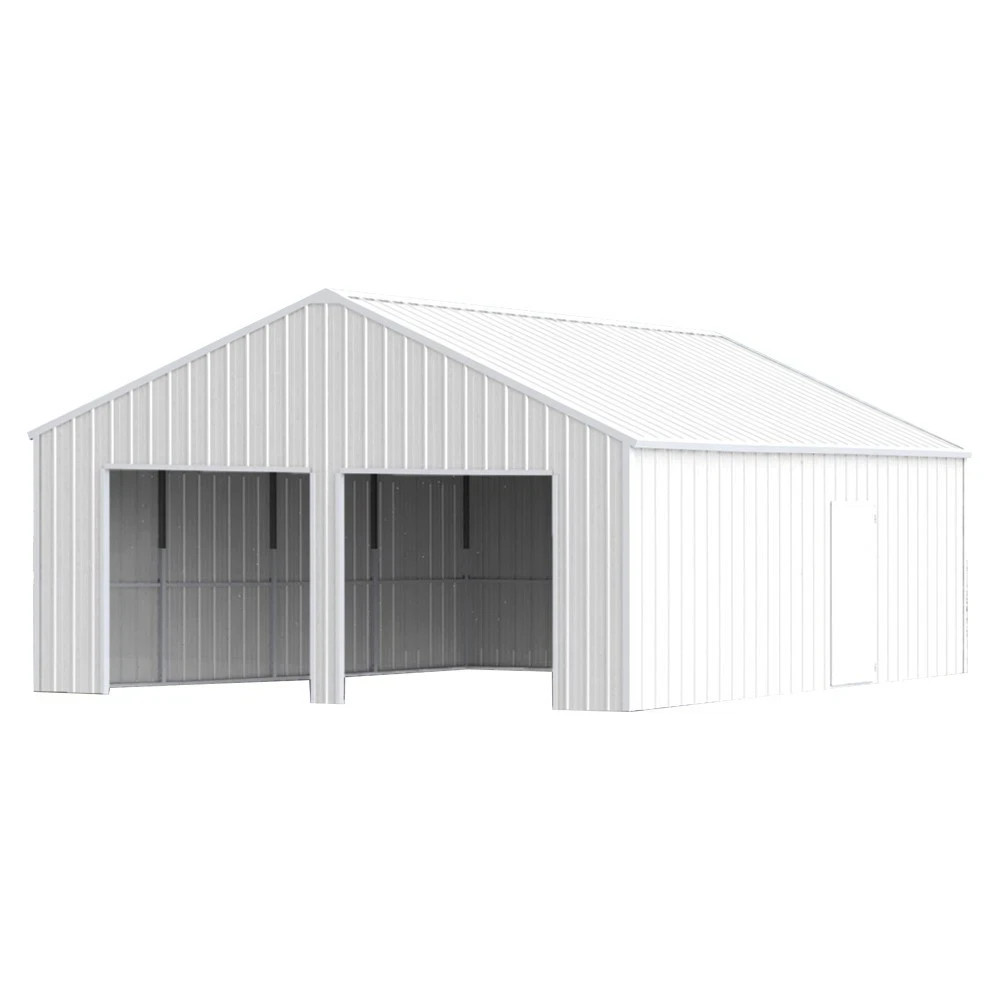 33′ x 25′ x 14′ Metal Car Garage/Outdoor Storage Shed/Heavy-Duty Steel Barn