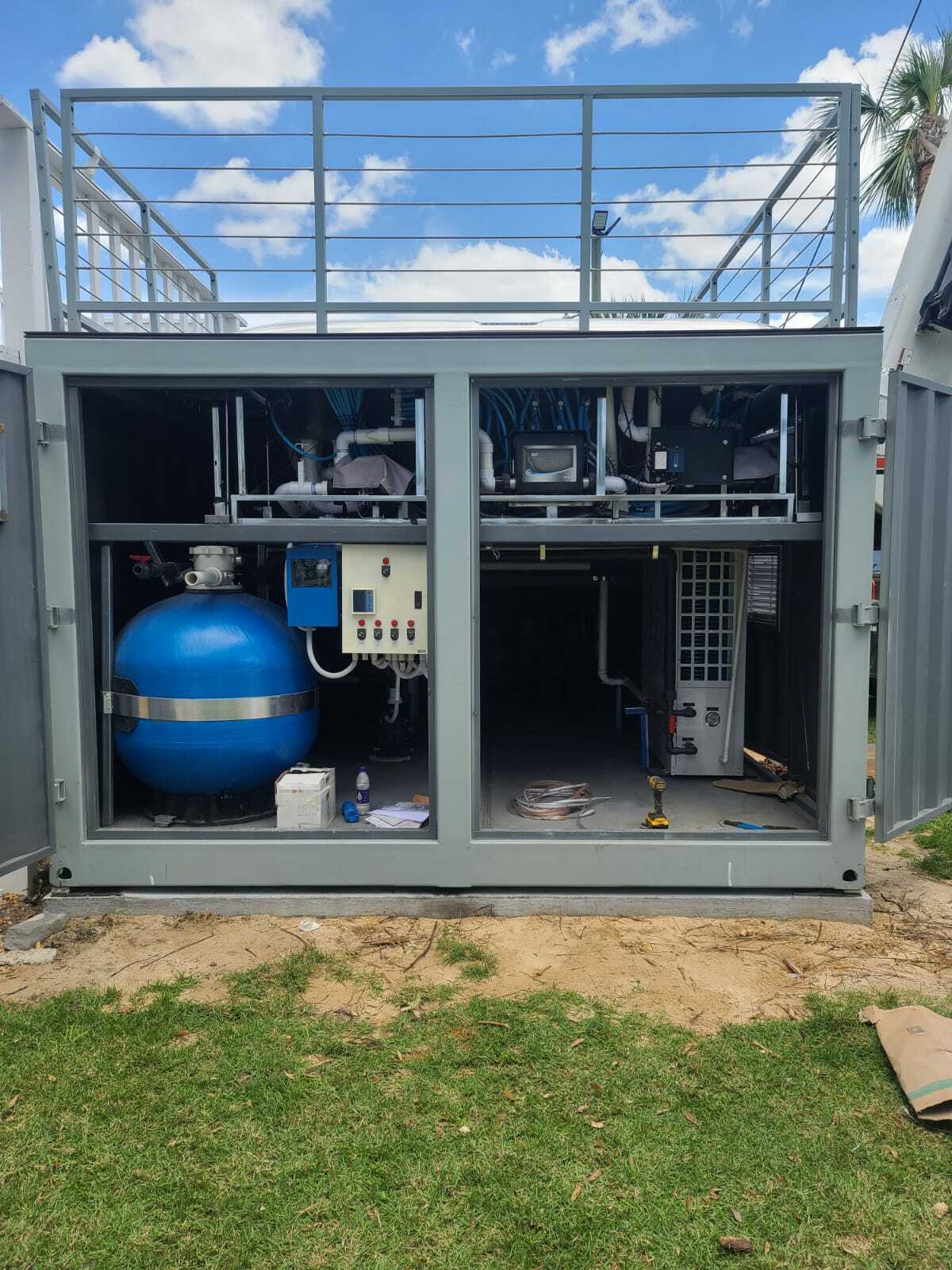 Shipping Container Swimming / Aquarium Pool 40ft. x 12ft X 8ft. Tall Catalog