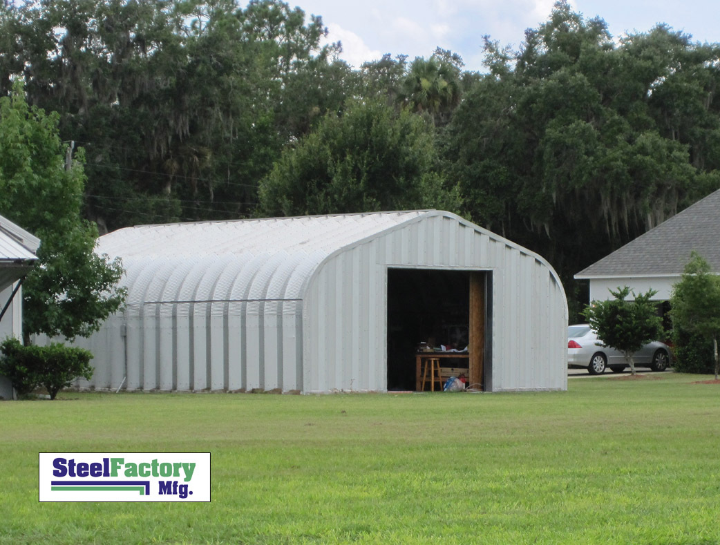 Steel Factory 20x35x16 Residential Garage Camper RV Storage Building / Workshop
