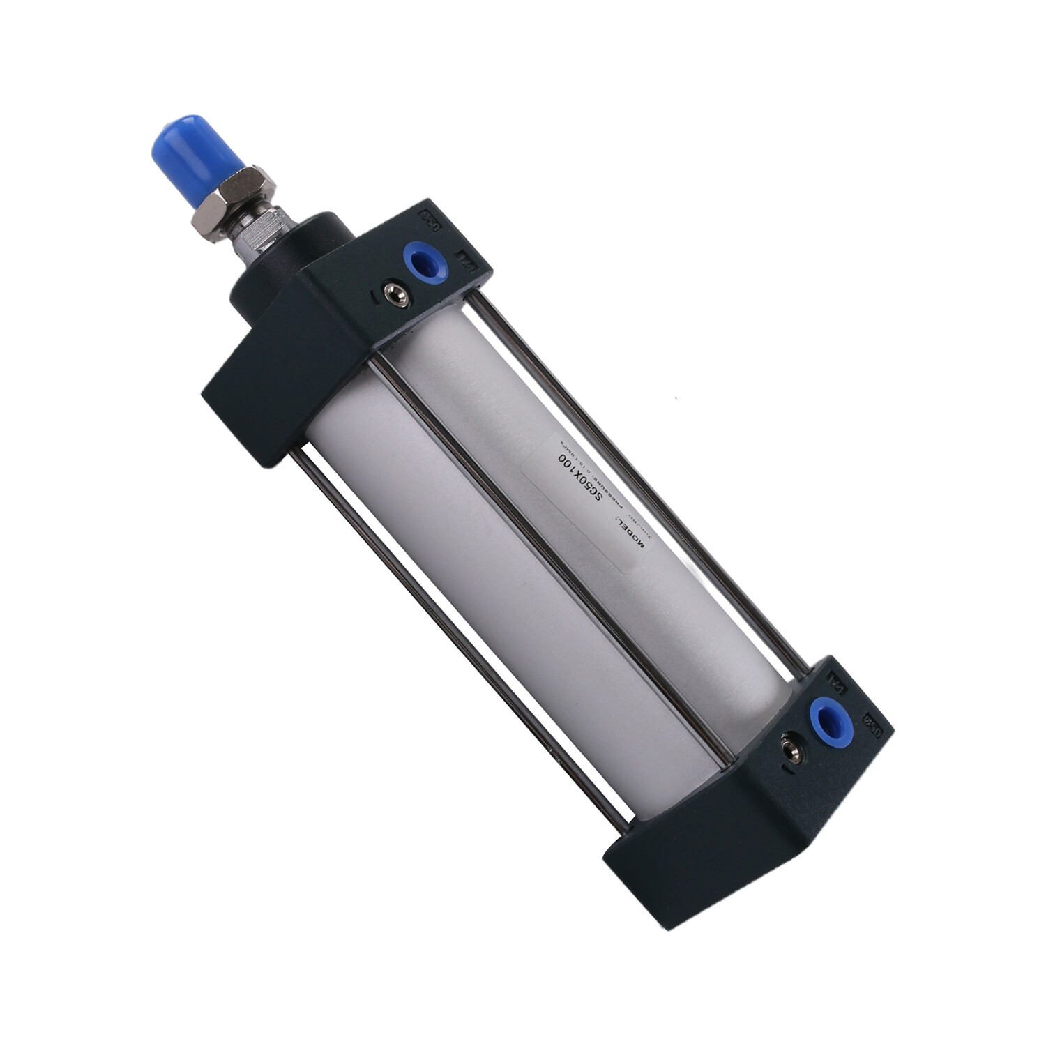 SC50mm Bore 25~200mm Stroke Single Rod Double Action Pneumatic Air Cylinder 1pcs