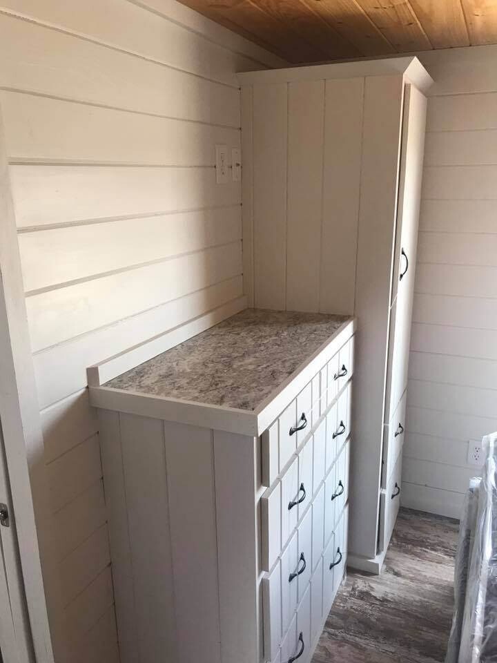 CABIN TINY HOUSE (MANY STYLES) MOVABLE PRE-FAB FOR YOUR PROPERTY/LOT PART. FURN.