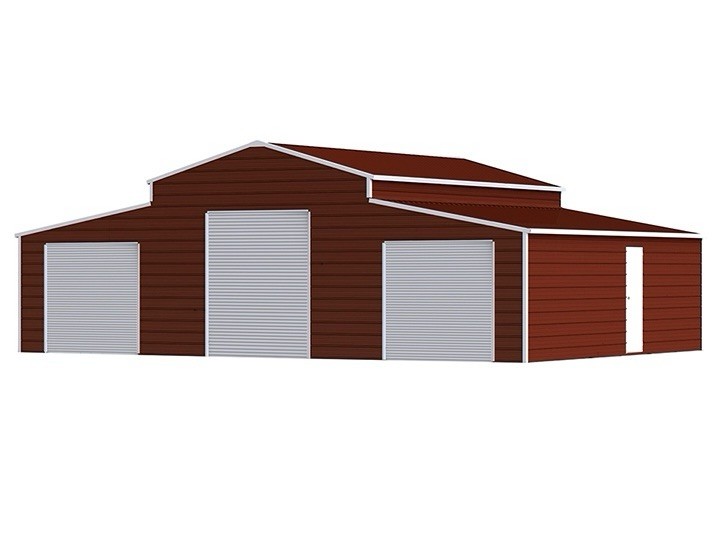 42’x30′ Metal Garage Shed Barn Outdoor Storage Heavy Duty Galvanized Steel
