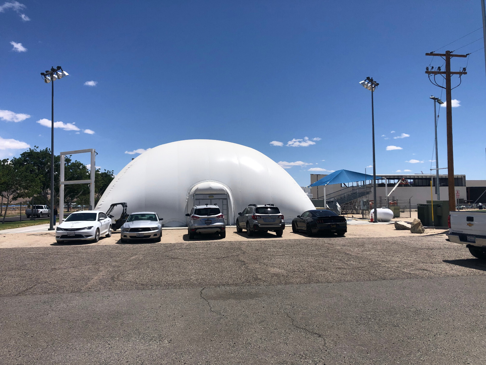 Inflatable Dome Structure 60ft x 118ft