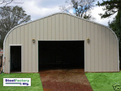 Steel Factory Prefab P20x30x12 COLOR PANELS Metal Garage Workshop Building Kit