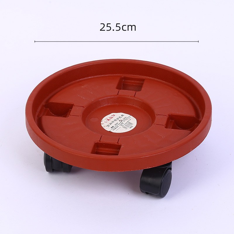 Removable Plant Stand Flower Pot Tray With Universal Wheel Heavy Rolling Flower