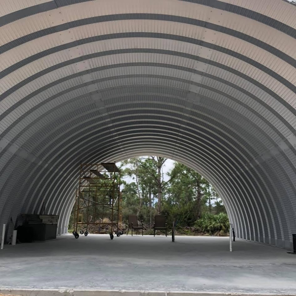 Steel 25x40x14 Steel Clear Span Off Grid Arch Home Building Free Shipping DiRECT