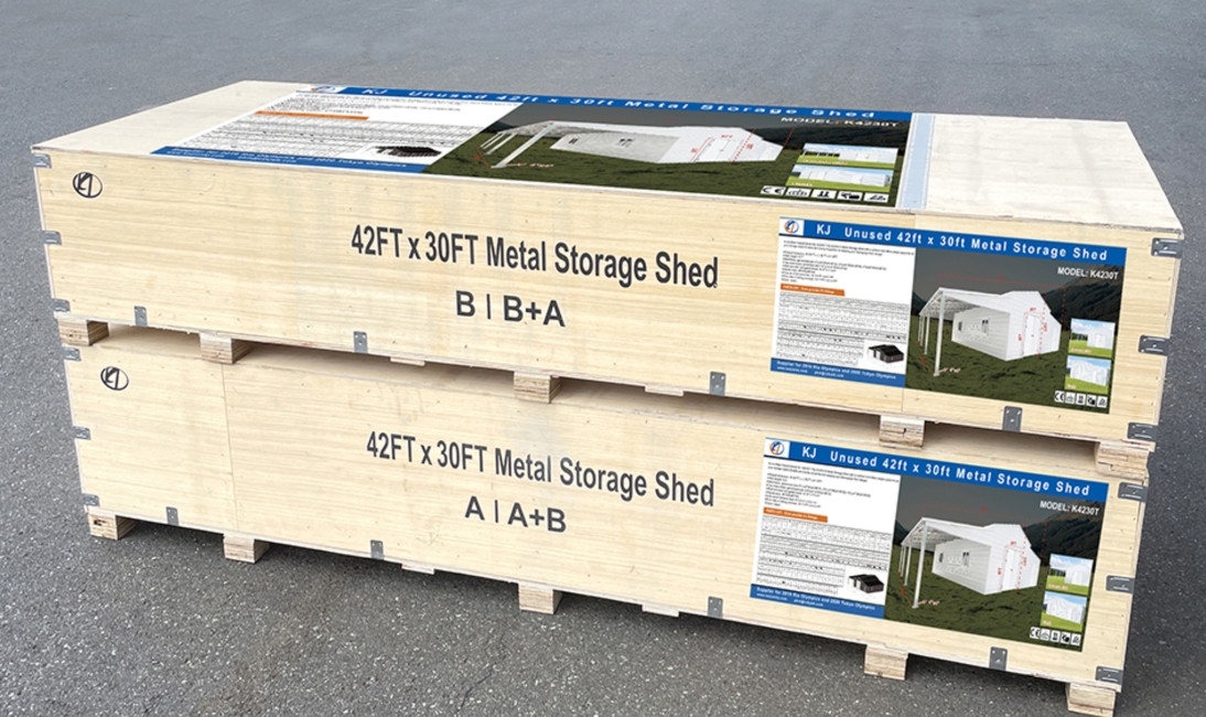 42′ x 30’x 13′ Metal Car Garage/Outdoor Storage Shed/Heavy Duty Galvanized Steel
