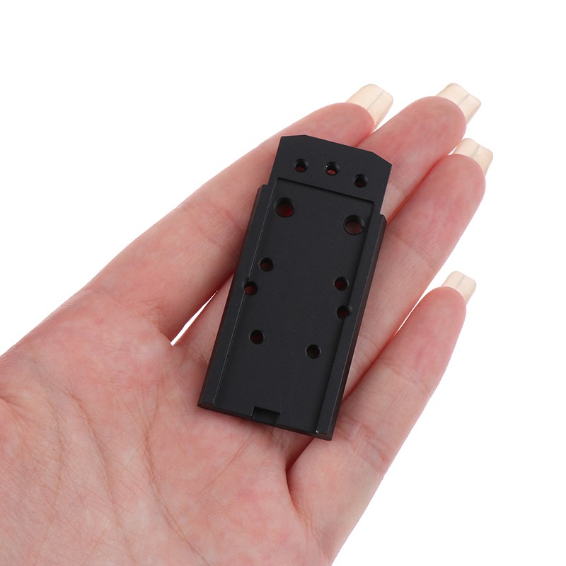 Tactical CNC P320 Rear Sight Mount Plate Base Fit For SIG RMR SRO Accessories