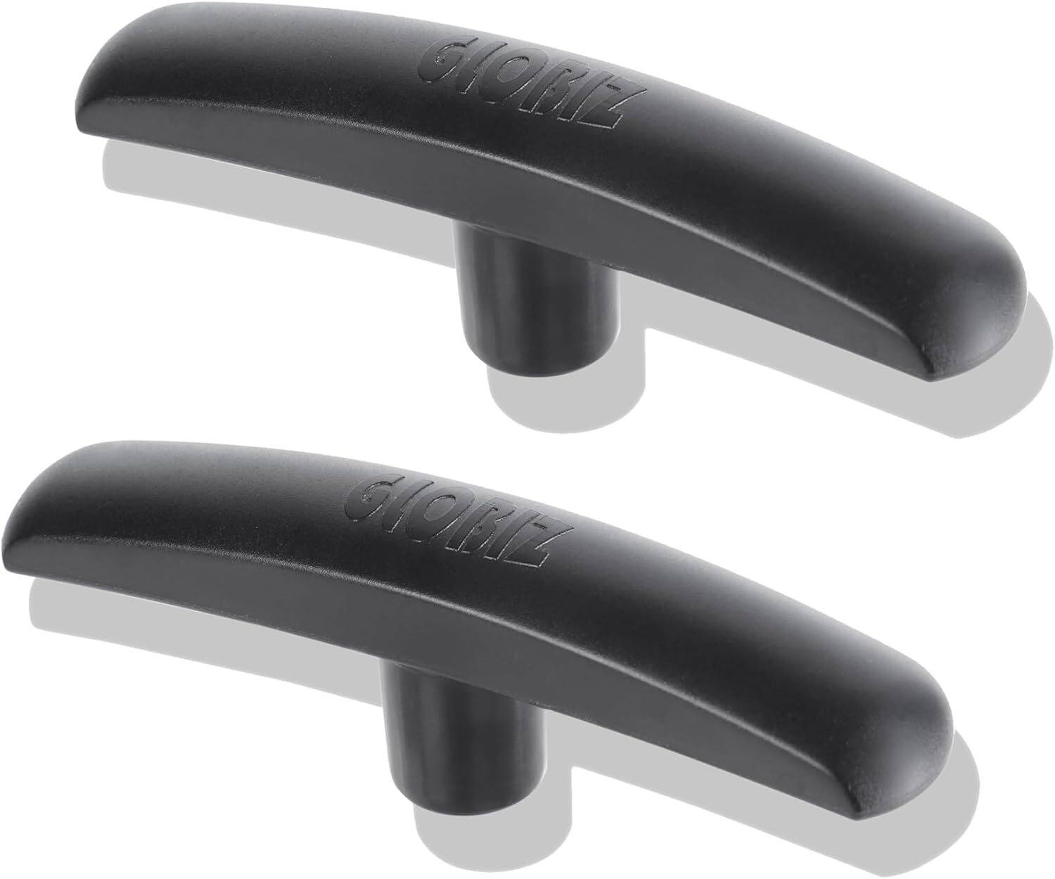 RV Sewer Valve Handles Replacement Fit for 1 1/2″， 2“and 3″ 2 Pack, Black