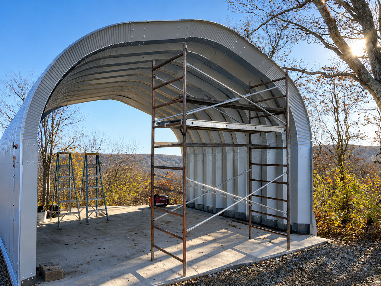 25x70x13 DuroSPAN Steel Building Kit Off Grid Home Ag Shop DIY Open Ends