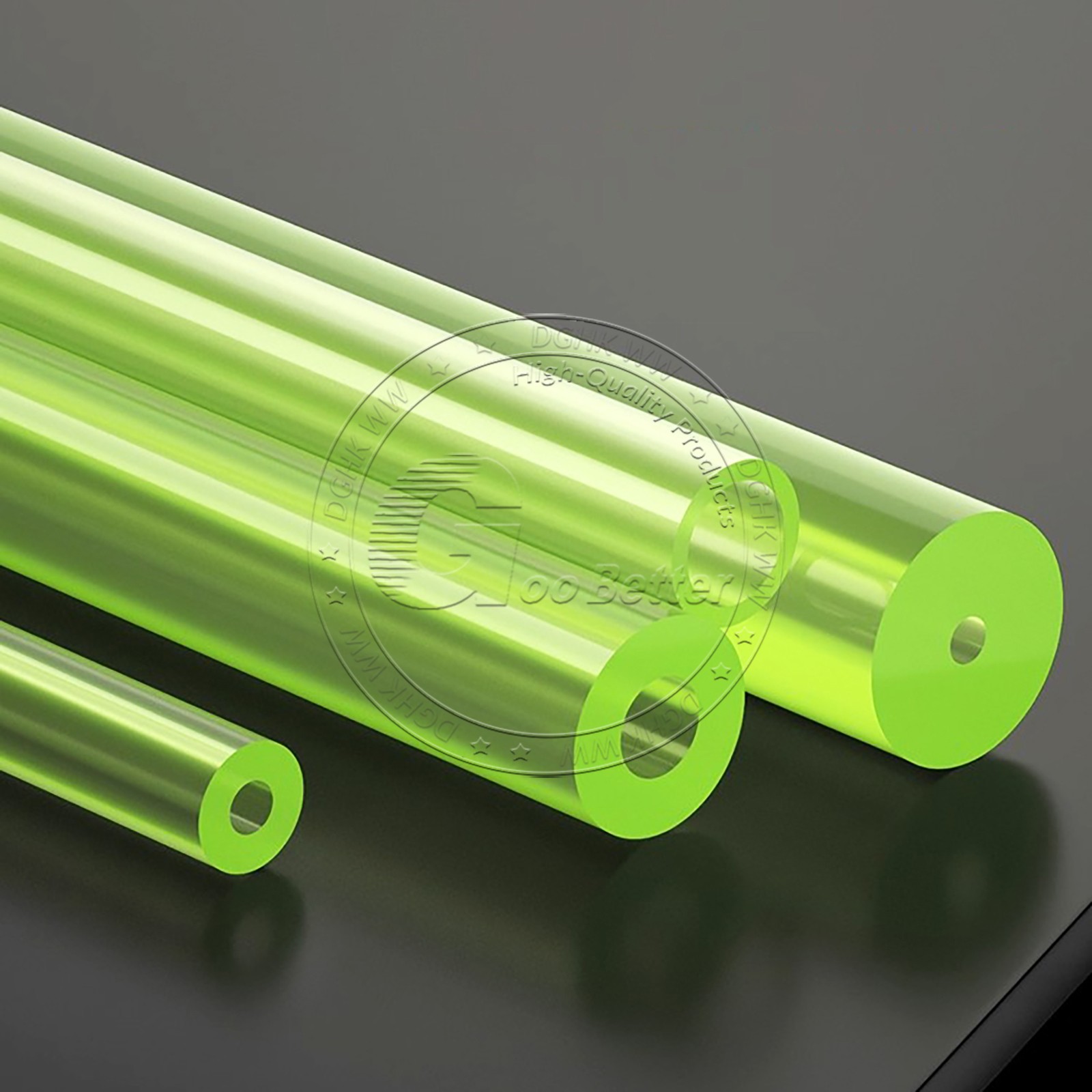 PU Polyurethane Hollow Round Rod Bar Stick Length 500mm Elastic Shock Absorber