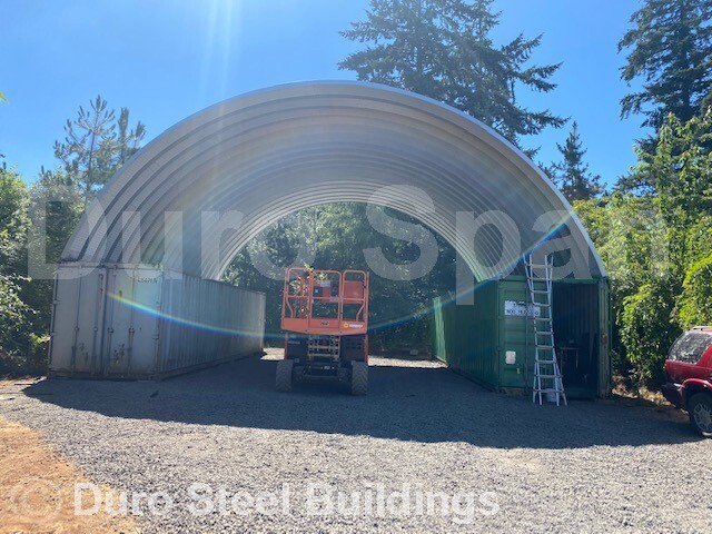 38x20x14 DuroSPAN Steel Building Container DIY Conex Roof Cover Factory DiRECT