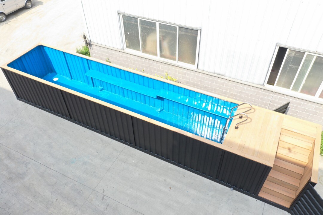 Swimming Pool 20ft. Length – Safe Room Designs Container Pools Catalog
