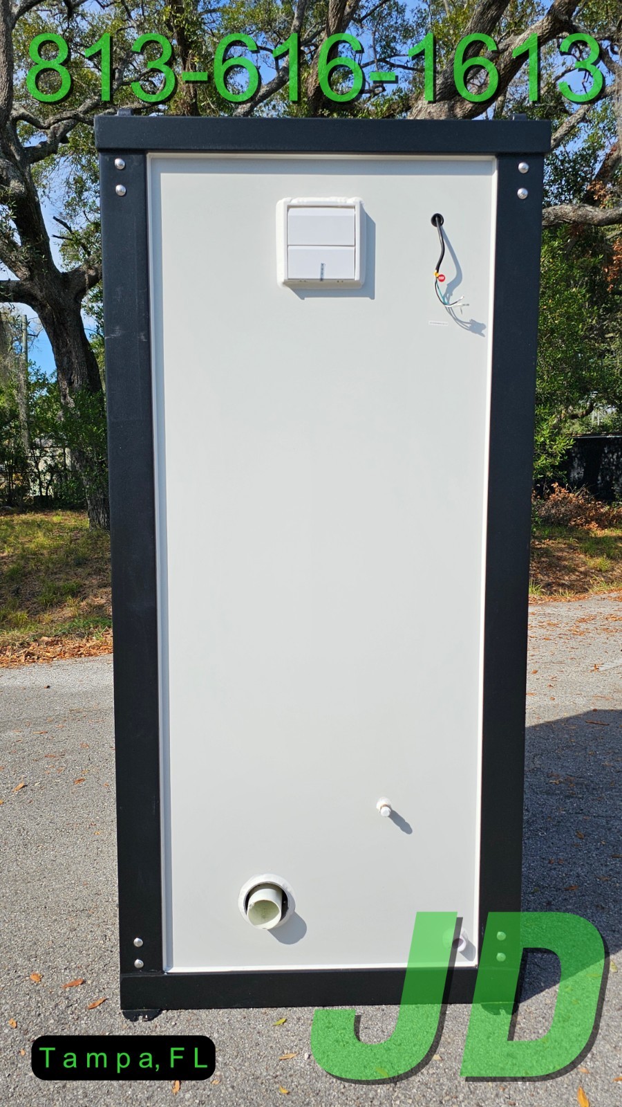 New Premium Quality Portable Toilet Bathroom Sink Single Stall Semi Permanent