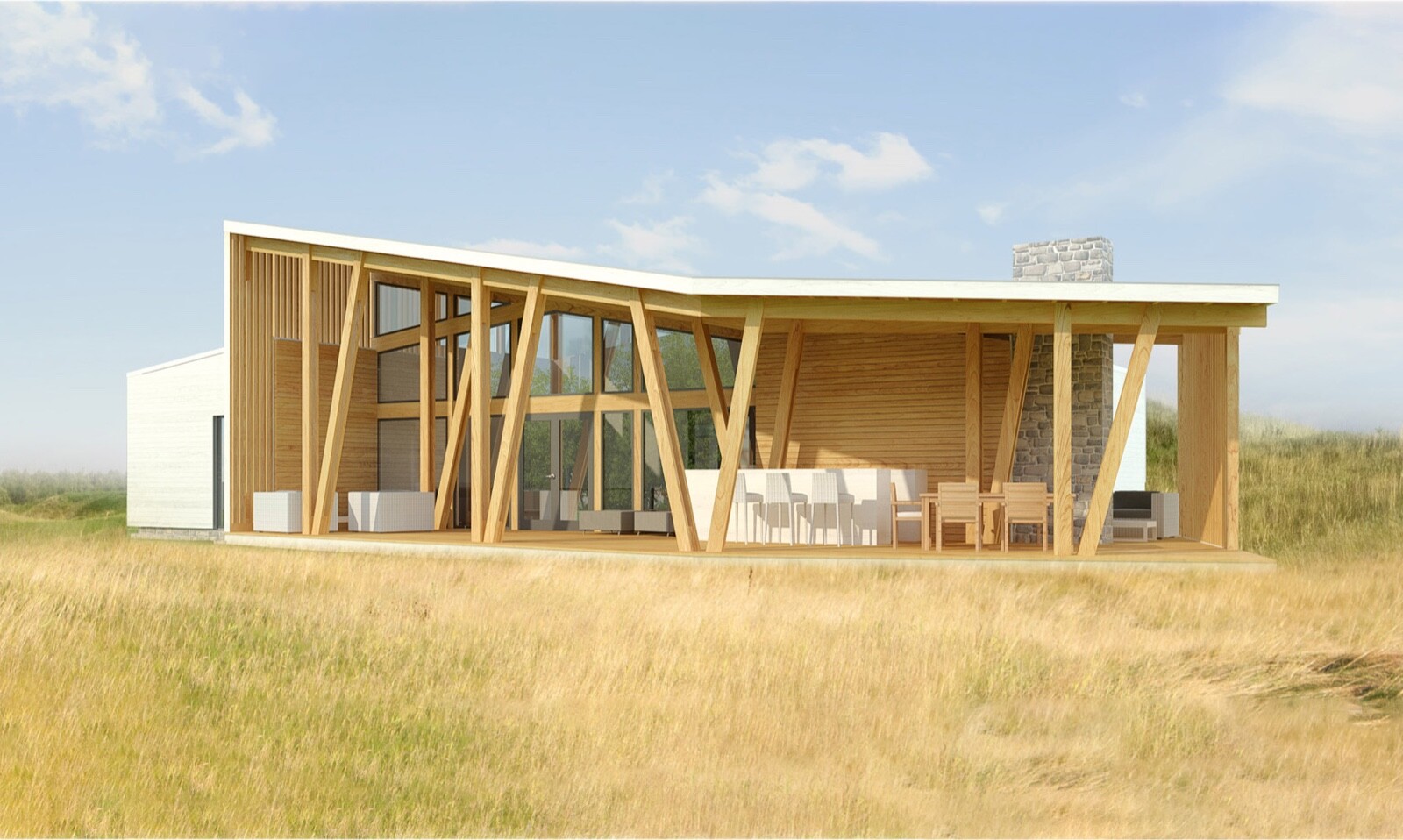 2100 SQ.FT ECO SOLID TIMBER AIRTIGHT CLT PANEL HOUSE KIT MASS WOOD HOME, PREFAB 