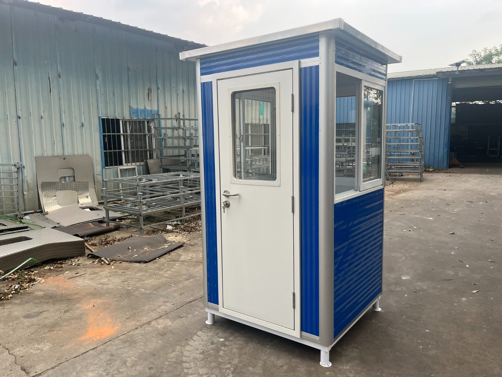 Disassembled Guard Shack Ticket Toll Security Booth Portable Office 4x4x7