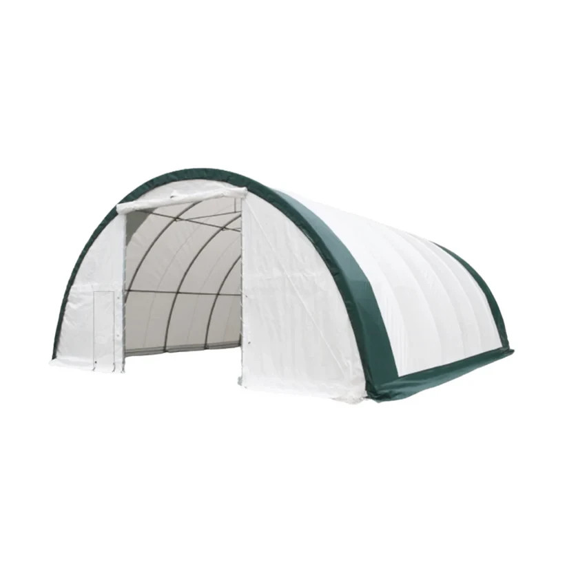 W30’xL40’xH15′ Single Truss Storage Shelter 18 OZ PVC Canvas Building Shelter