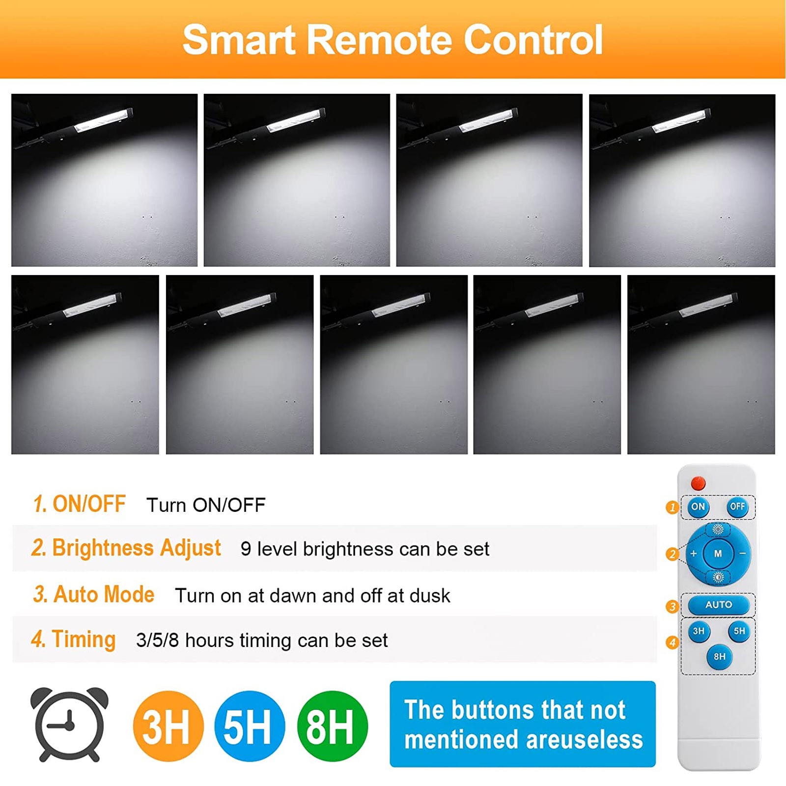 Large Solar Security Light Commercial Solar Street Lights Outdoor Solar Light US