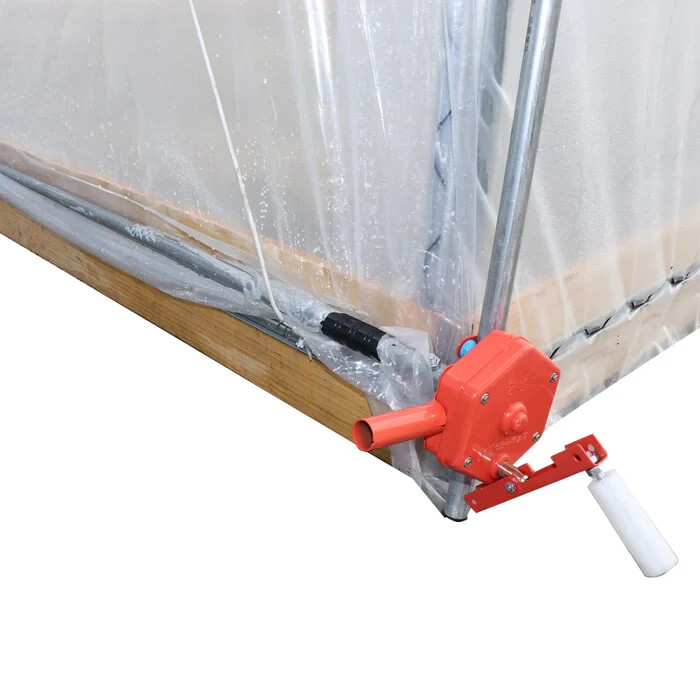12’x20’x7.2′ Tunnel Greenhouse 6 mil Clear EVA Plastic Film/ Peak Ceiling Roof