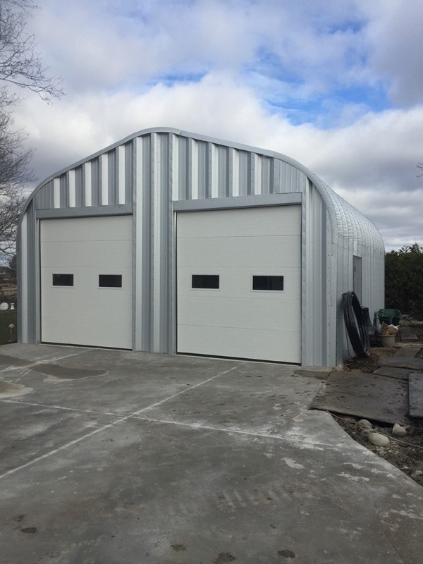 25x24x13 Engineered Steel Building Kit | DuroSPAN Clear-Span Arch System w/ Ends