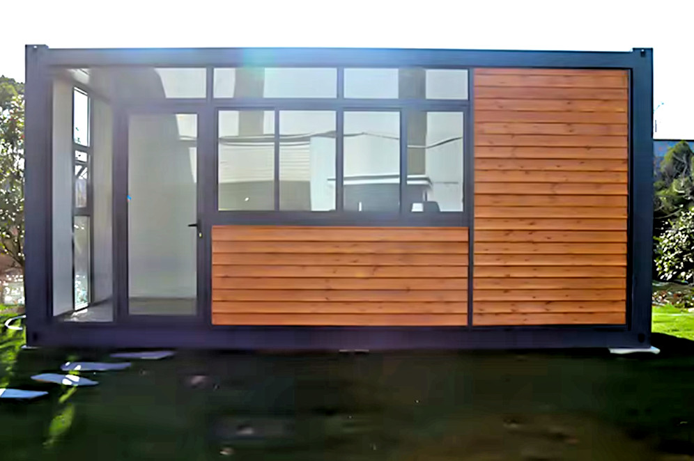 20FT Container House Pod, Custom Prefab Portable Outdoor Living Backyard Office