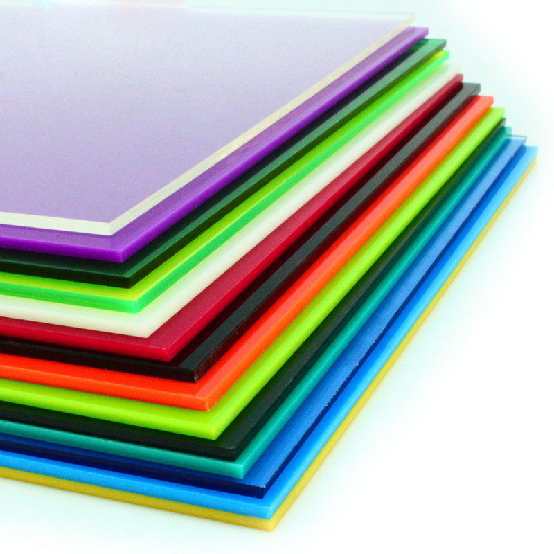Color Acrylic Sheet Panel Plastic Plate 8x8cm 10x20cm 15x15cm 20x20cm