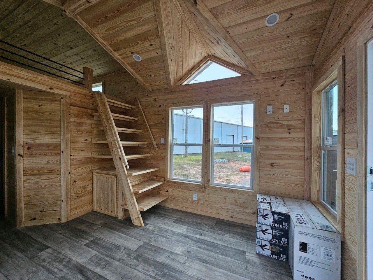 TINY HOME CABINS – CUSTOM BLT. FOR YOUR PREPPED PROPERTY- ELEGANT RUSTIC CABINS