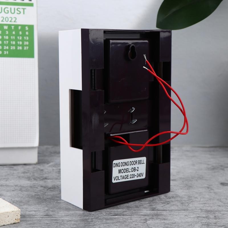 1/2/3Pcs Mechanical Doorbell Home Hotel Wired Door Bell Manual Ding Dong Bell