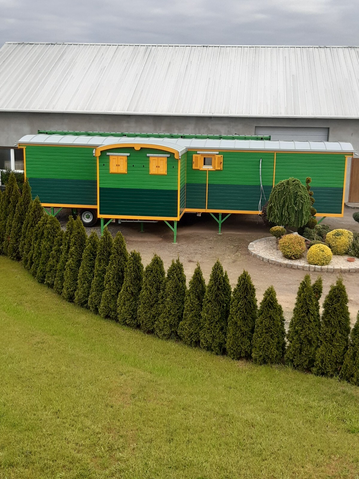 Tiny house on wheels for sale. The caravan (roulotte)