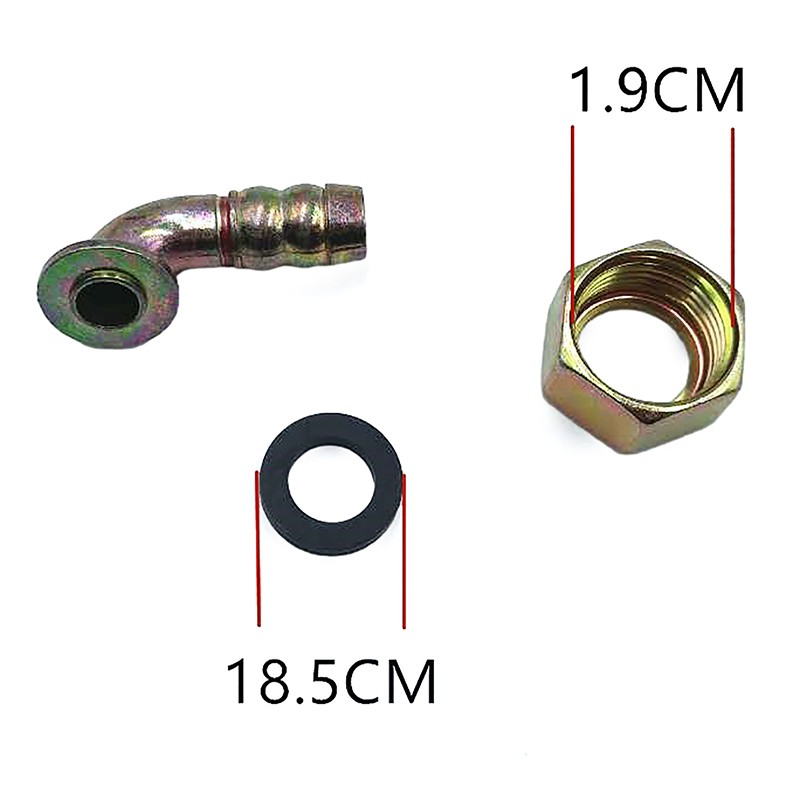1pc Brass Hose Fitting 11mm 19mm Gas Cooker Universal Joint Hose Connection