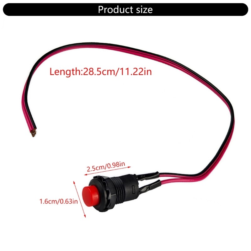 Universal Motorbike Modification Accessories Engine ON/OFF Starter Button