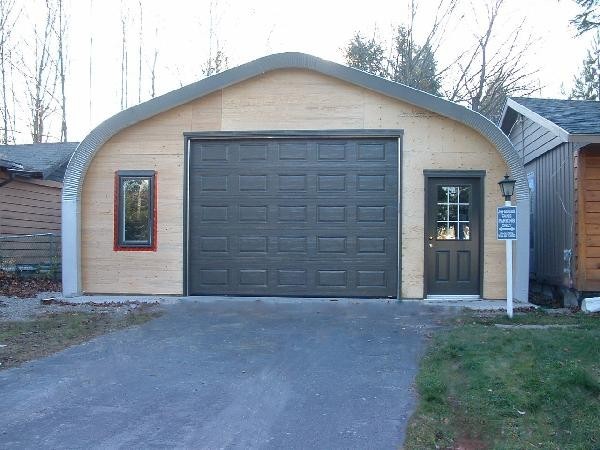 20x36x16 Engineered Steel Building Kit | DuroSPAN Clear-Span Arch Open DIY Ends