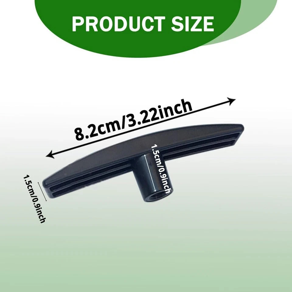 2PCS RV Waste Water Valve Handles, Water Tank Handles Replacement, Plastic T Han