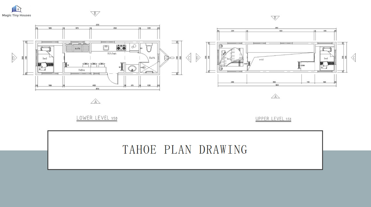 Tiny House Tahoe Catalog L19′.6″ X W7’2″ Professionally built- Safe Room Designs