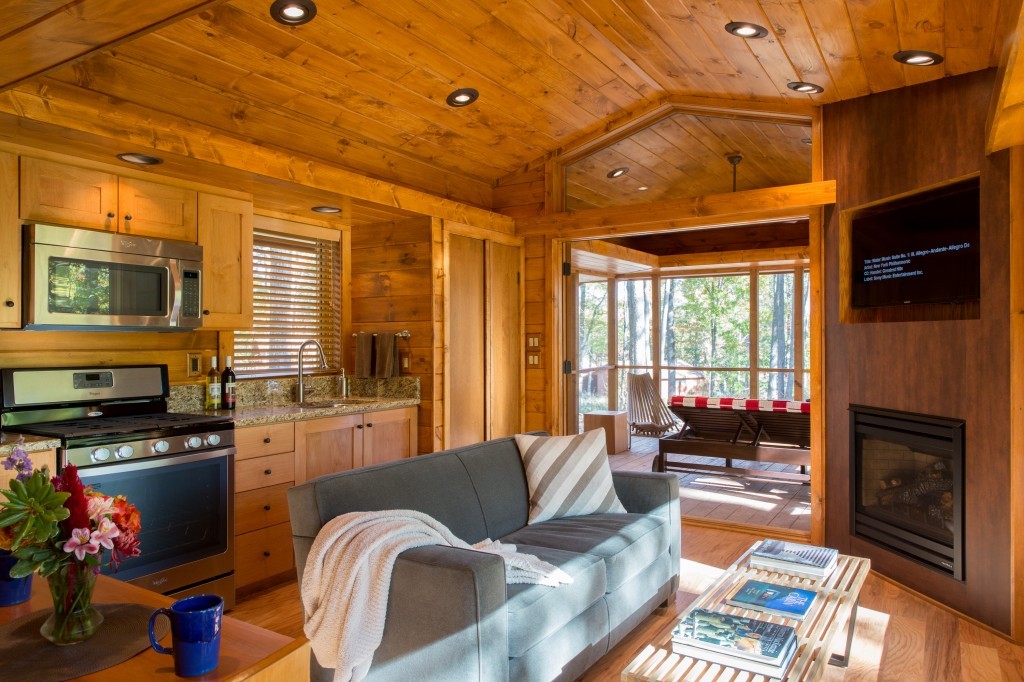 CABIN TINY HOUSE (MANY STYLES) MOVABLE PRE-FAB FOR YOUR PROPERTY/LOT PART. FURN.